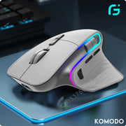 10000dpi Wireless Gaming Mouse 2.4G Bluetooth Rechargeable Colorful Lights
