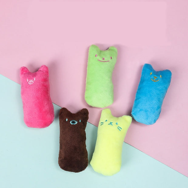 1PC Cute Plush Cat Toys Funny Dog Toys Kitten Cat Interactive Toy Fur