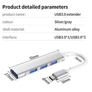 USB To Type C Adapter USB C HUB 3.0 Type C 4 Port Multi Splitter Adapter OTG