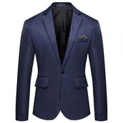 Formal Casual Formal Lapel Suit Coat for Business Men Blazer