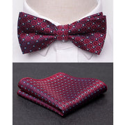 Men Bowtie Cravat Set Fashion Butterfly Party Wedding Ties