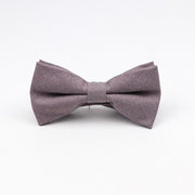 Soft Polyester Solid 15 Colors Father-son Bowtie Set