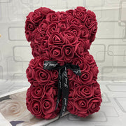 Romantic Valentine Day Creative Eternal Flower Rose Bear Christmas Gif