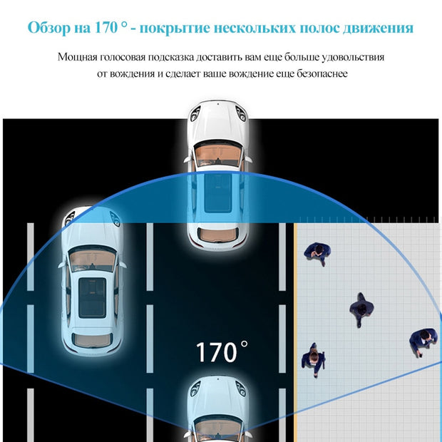 Car DVR Multi-language Voice Control Full 1080P HD Night Vision