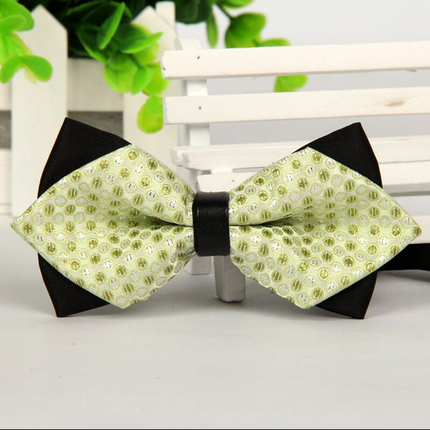 mens bow arrow red pointed black and gold fashion