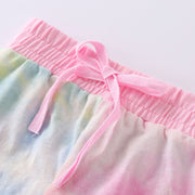 Rainbow Tie-Dyed Sweatshirt +Pants Pajamas Sets Kids Outfit