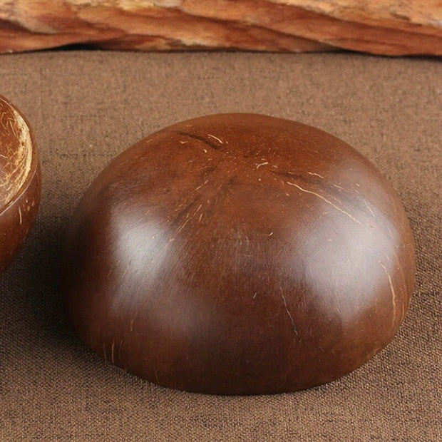 Natural Coconut Bowl Protection Wooden Ware Wood Tableware for  Kitchen