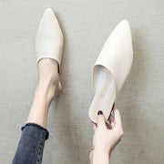 Pointed Toe Flat Slippers spring summer outdoorshoes woman