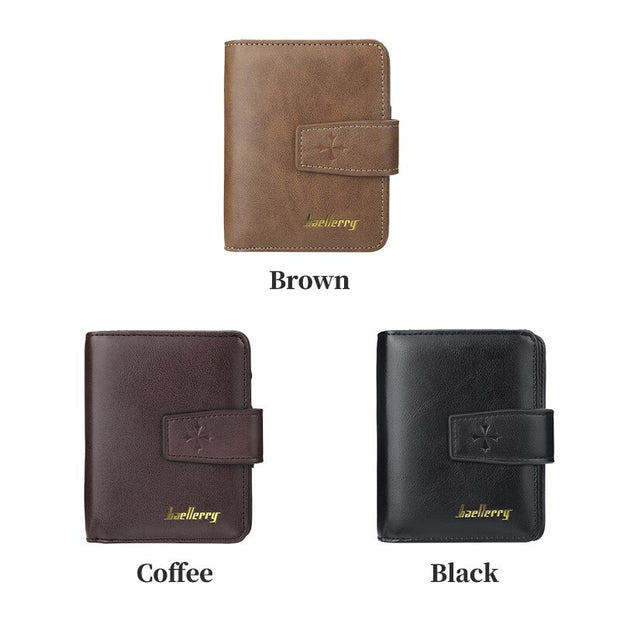 Zipper Card Holder High Quality Fashion Male Purse New PU Leather Coin Holder