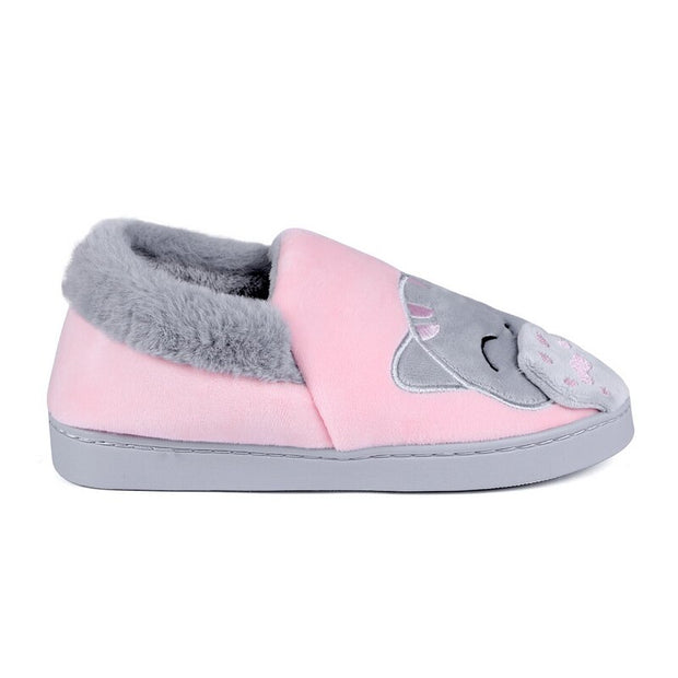 Cartoon Cat Slippers Non-slip House Shoes Couple Lovers Indoor Bedroom Footwear