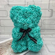 Big Teddy Rose Bear With Box Luxurious Bear Of Roses Bear Flowers Artificial