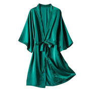 New Silk Kimono Robe Bathrobe Women Satin Bridesmaid Robes