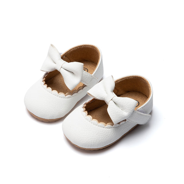 KIDSUN Baby Casual Shoes Infant Toddler Bowknot Non-slip Rubber Soft-Sole