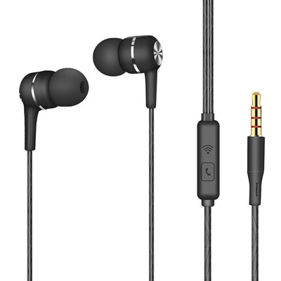Simple Universal In-ear Headphones Inline Computer Phone With Wheat Headset