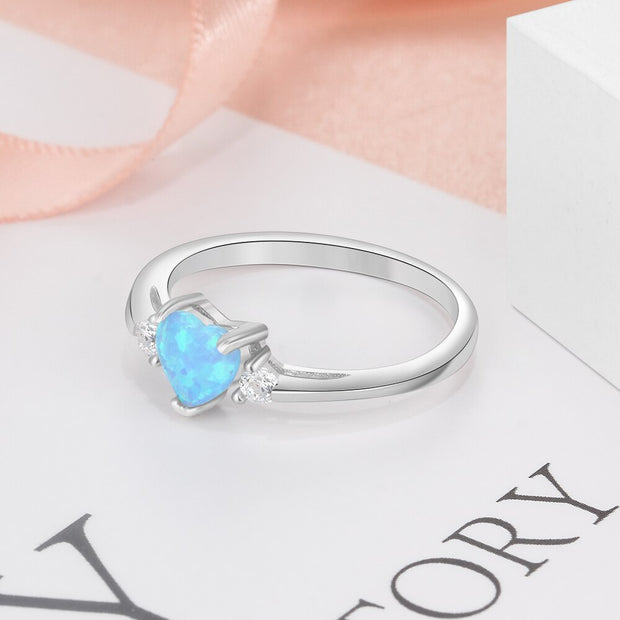 Luxury Jewelry Sets for Women 925 Sterling Silver Blue Heart