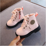 2020 Autumn/Winter Children Boots Boys Girls Leather Boots