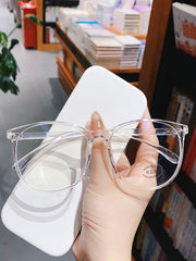 Transparent Computer Glasses Frame Women Men Blue Light Glasses
