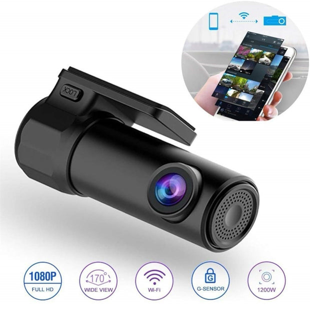 1080P Wifi Mini Car DVR Dash Camera Night Vision Camcorder Driving Video Recorder