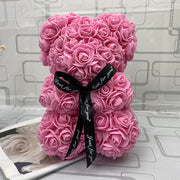 Romantic Valentine Day Creative Eternal Flower Rose Bear Christmas Gif