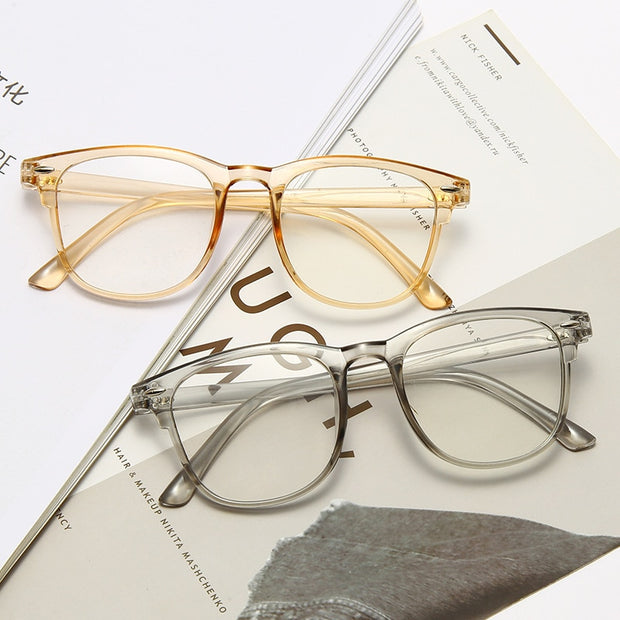 Myopia Glasses Women Men Nearsighted Eyewear Anti blue light