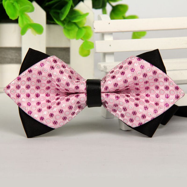 mens bow arrow red pointed black and gold fashion
