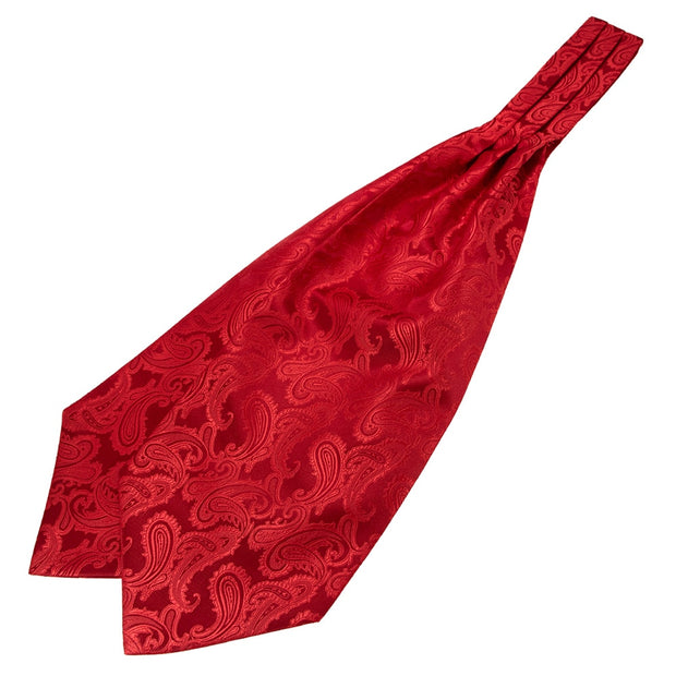 Luxury Men&#39;s Vintage Paisley Cashew Tie Scarf Wedding Formal Cravat Ascot