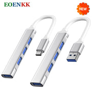 USB To Type C Adapter USB C HUB 3.0 Type C 4 Port Multi Splitter Adapter OTG