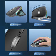 KuWFi Wireless Mouse Bluetooth5.0+2.4GHz Dual Mode