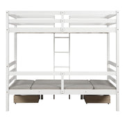 Functional Loft Bed  Turn Into Upper Bed and Down Desk Cushion Sets are Free