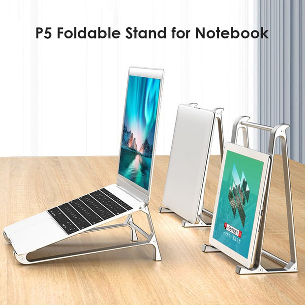 Portable Laptop Holder Stand Base Aluminum Alloy Computer Notebook PC Riser