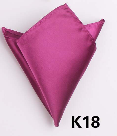 Solid Suits Pocket Square For Men Business Chest Towel Hanky
