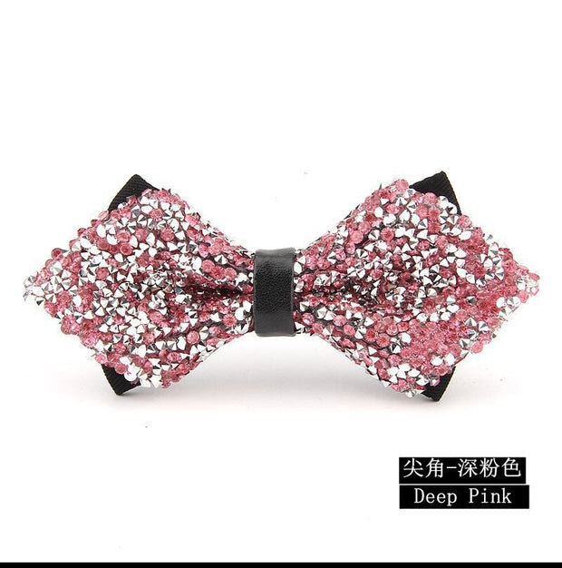 Linbaiway Men Bowtie Butterfly Banquet Wedding Shining Bow Tie