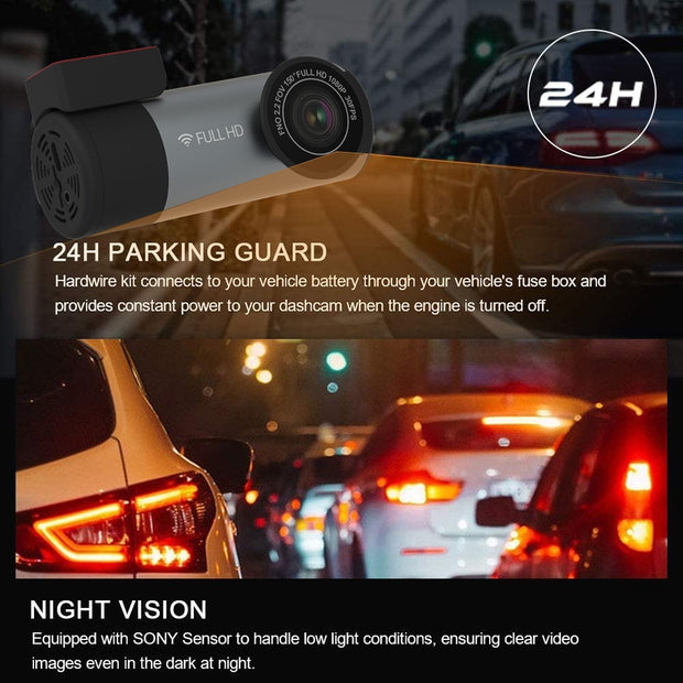 Dash Cam WIFI FULL HD 1080P Super Mini Car Camera DVR Wireless Night Version