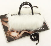 Girls Lady Fashion PU Leather &amp; Faux Fur Handbag Shoulder Bag  EIG88