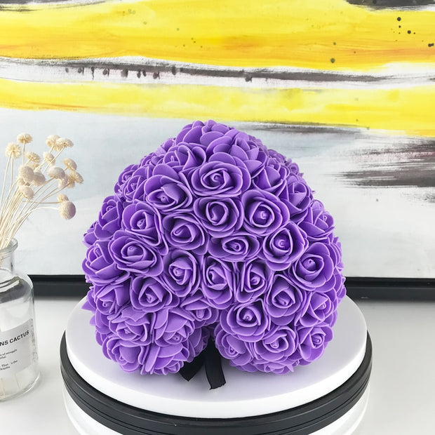Romantic Valentine Day Creative Eternal Flower Rose Bear Christmas Gif