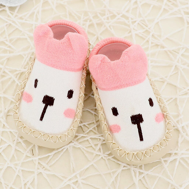 Baby Foot Socks Fashion Cartoon Animal Baby Girls Boys Anti-Slip Socks