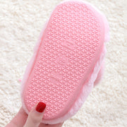 Kawaii Cartoon Rabbit Kids Slippers Children Boys Girls Cartoon Furry Shoes