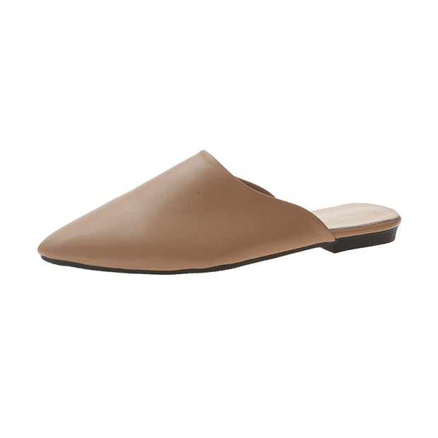 Pointed Toe Flat Slippers spring summer outdoorshoes woman