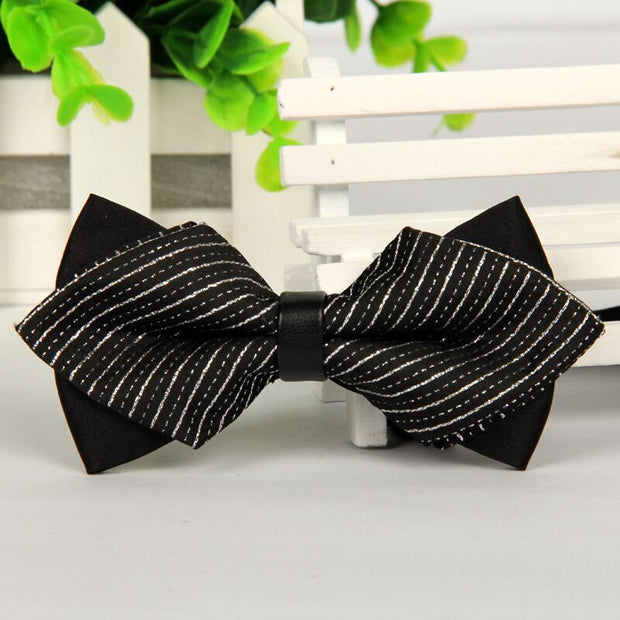 mens bow arrow red pointed black and gold fashion