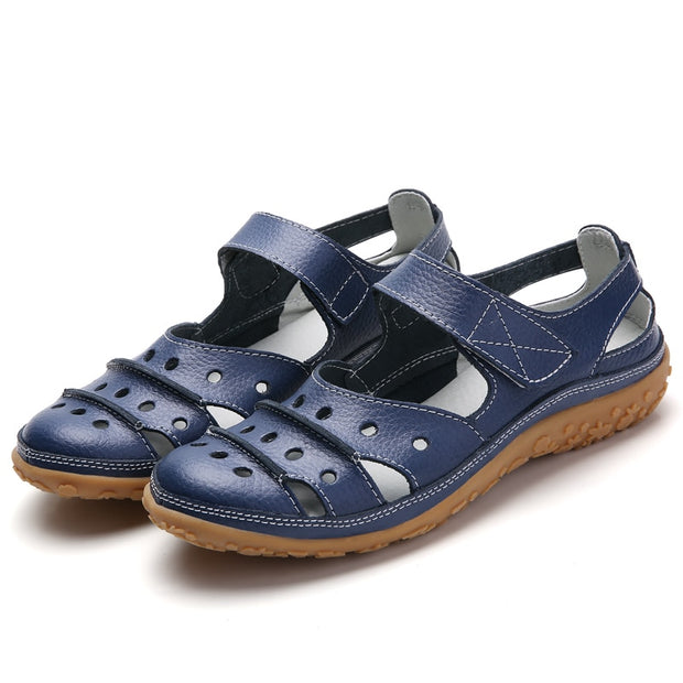 Leather Comfortable Sandals Outdoor Women