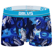 ORLVS Mesh MIke Fiber Cotton Boxershorts Men Comforable Panties Set