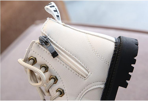 2020 Autumn/Winter Children Boots Boys Girls Leather Boots
