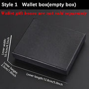 Personalized Wallet Men High Quality PU Leather for Him Engraved Wallets Men