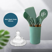 Silicone Kitchenware Cooking Utensils Set Non-stick Cookware Spatula Set