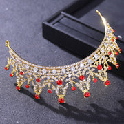 Baroque Vintage Crystal Crowns And Tiaras Rhinestone Princess Queen Crown