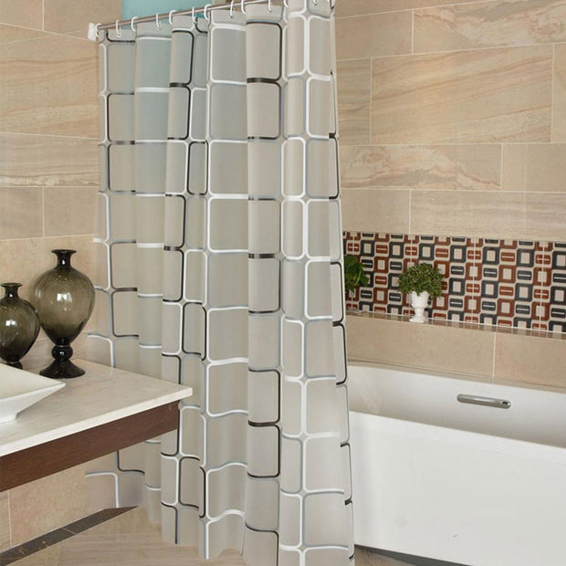40Waterproof PEVA Shower Curtain Liner Transparent