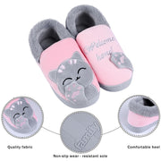 Cartoon Cat Slippers Non-slip House Shoes Couple Lovers Indoor Bedroom Footwear