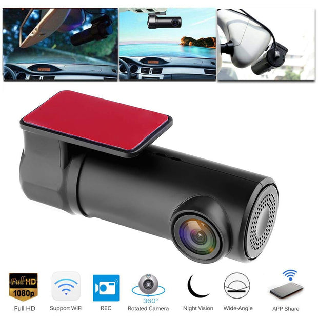 1080P Wifi Mini Car DVR Dash Camera Night Vision Camcorder Driving Video Recorder