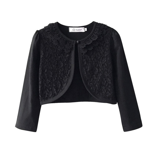Girls Lace Shrug Coat Toddler Kids Baby Little Girls Lace Princess Bolero