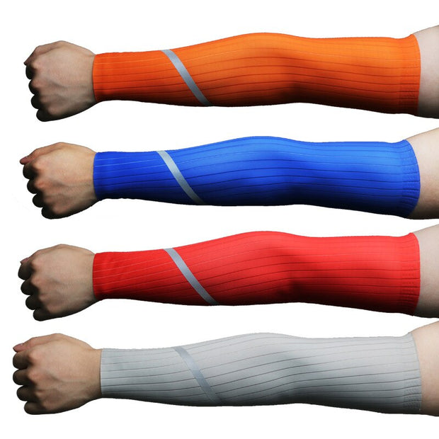 Size S-XL Summer Men Women Reflective Cycling Sleeves Arm Warmers
